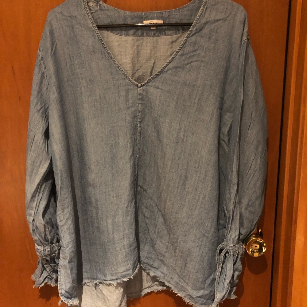 Rails chambray blouse